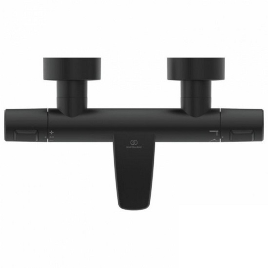 BATERIE TERMOSTATATA CADA/DUS CERATHERM T25 SILK BLACK